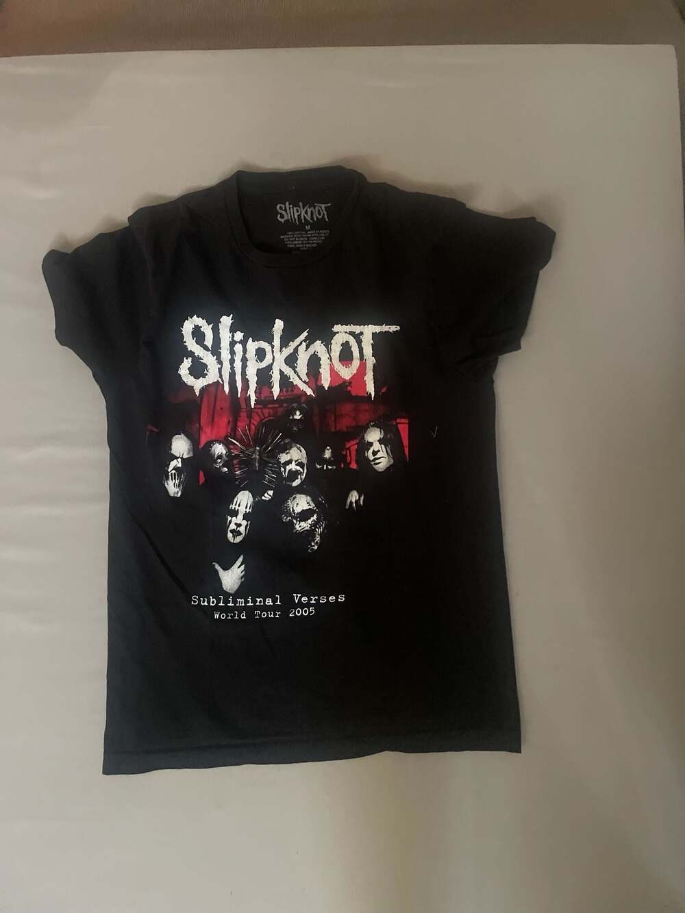 Slipknot Subliminal Verses World Tour 2005 Graphic T-Shirt